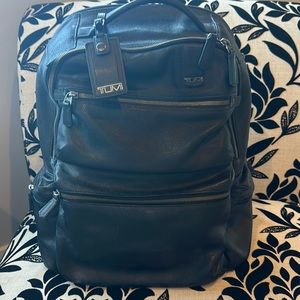 Tumi All Leather Backpack - Authentic/Excellent Condition